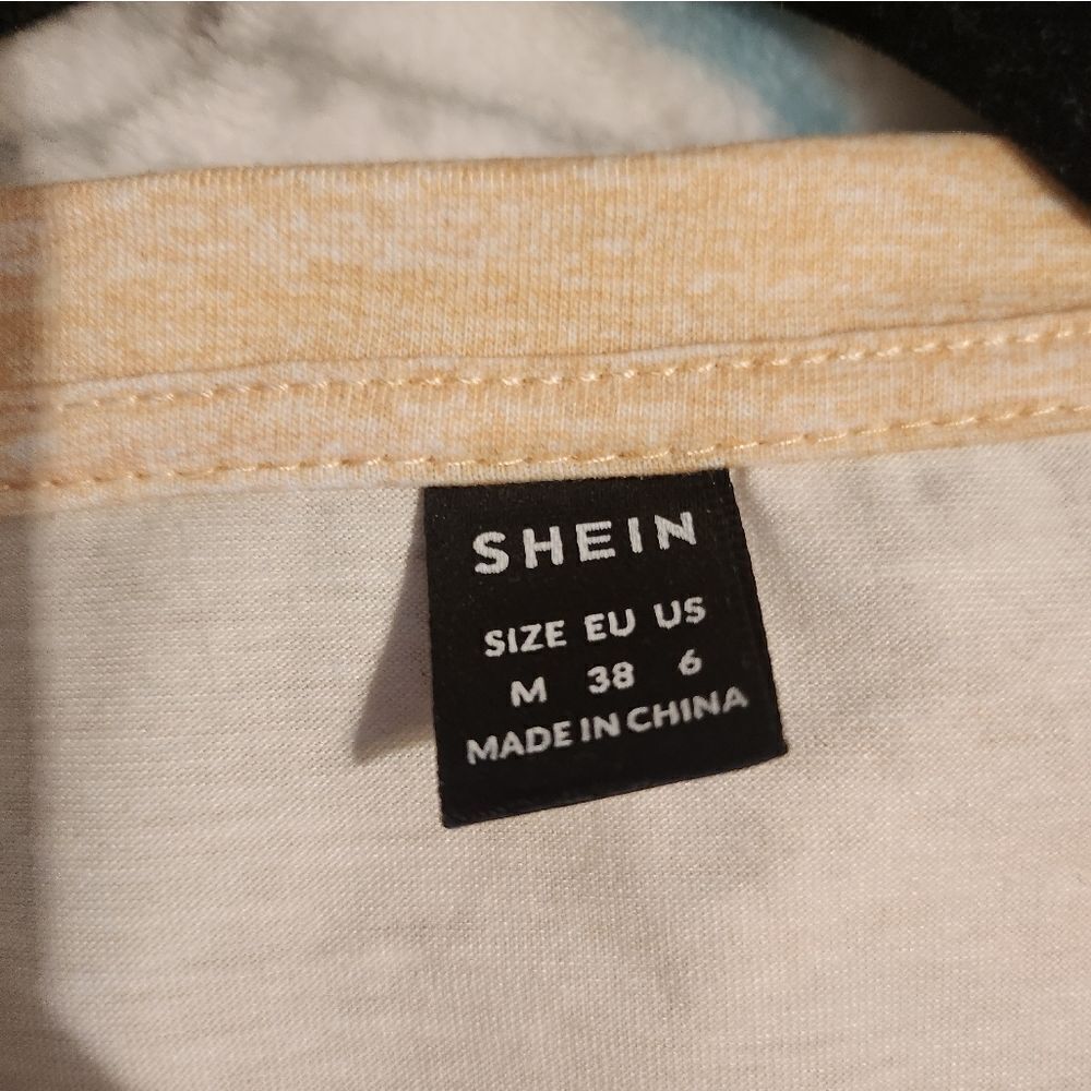 SHEIN ORANGE OMBRE SHIRT - Picture 4 of 4